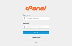 The login of cPanel
