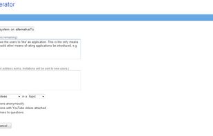 Google Moderator screenshot 1
