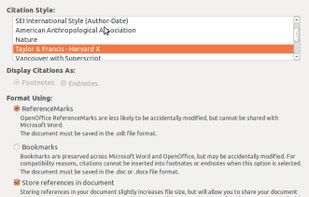 LibreOffice Plugin for Zotero screenshot 1