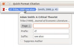 LibreOffice Plugin for Zotero screenshot 2