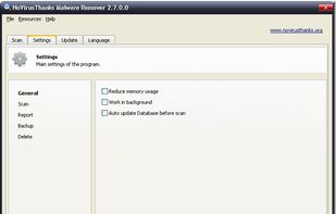 NoVirusThanks Malware Remover screenshot 1