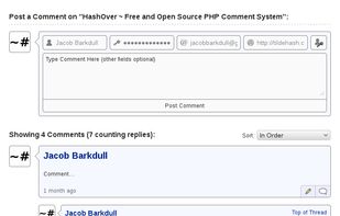 HashOver screenshot 1