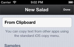 Wordsalad screenshot 1