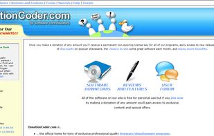 DonationCoder screenshot 1