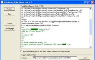 antispam protector for webforms