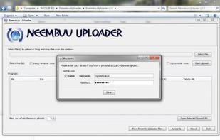 Neembuu Uploader screenshot 1