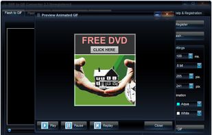 SWF-AVI-GIF Converter screenshot 3