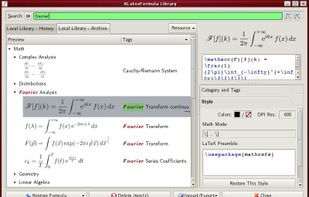 KLatexFormula screenshot 2