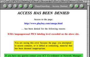 DansGuardian screenshot 1