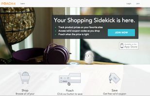 PoachIt.com homepage, welcome to your new Shopping Sidekick!