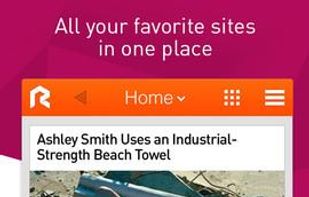 RockMelt screenshot 1