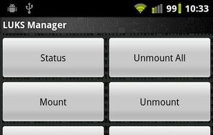 Luks manager screenshot 3