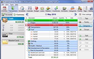 Alzex Personal Finance screenshot 1