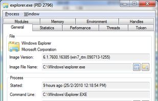 Process Hacker screenshot 2