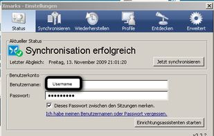 Xmarks Settings: multi language support