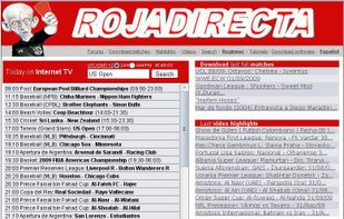 Rojadirecta screenshot 1