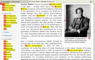 Links highlighted with hints, unfiltered.