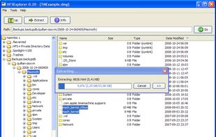 HFSExplorer screenshot 1