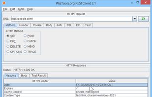 WizTools RESTClient screenshot 1
