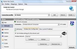 Wireless Networking support (802.11, WLan, Wi-Fi) based on Microsoft Wireless Zero Configuration ensures support for all Wireless Network adapters and security technologies as WPA, WPA+PSK, WPA2 and WEP