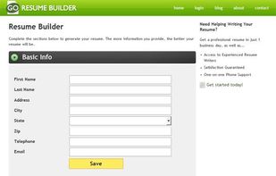 Go Resume Builder screenshot 1
