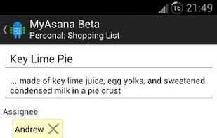 MyAsana screenshot 1