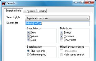 RegAlyzer screenshot 2