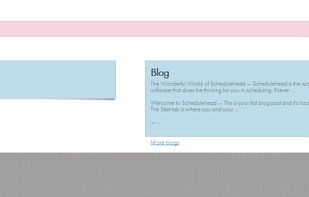 This is the initial start page that everyone sees. It is crisp and clean. Admins will see an additional toolkit link at the top.