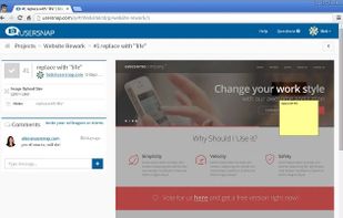 Usersnap screenshot 2