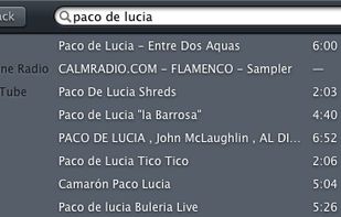 It's like Spotlight for Music: instantly search online sources and play right from the search results.