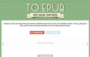 To EPUB screenshot 1