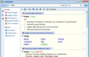 Main Window (several other view types possible)