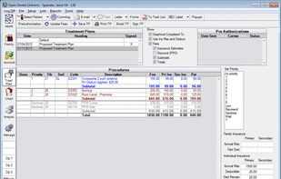 Open Dental screenshot 3