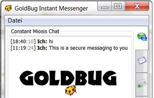 Chat in GoldBug