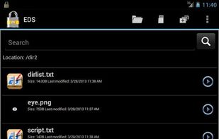 EDS (Encrypted Data Store) screenshot 2
