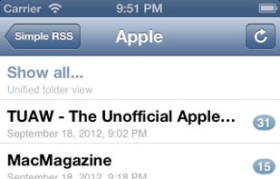 Simple RSS Push screenshot 2
