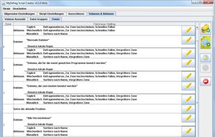 Place the file groups and set the action to perform