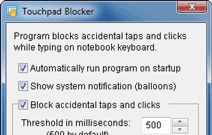 Touchpad Blocker screenshot 1