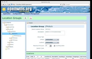 OpenWMS screenshot 1