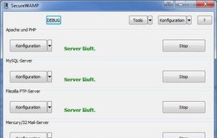 SecureWAMP screenshot 1