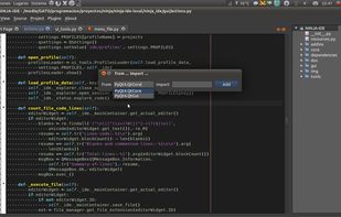 NINJA-IDE screenshot 1