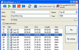 DeepRipper screenshot 1