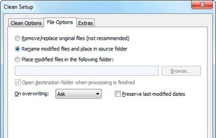 File Options
