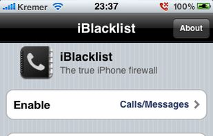 iBlackList screenshot 1