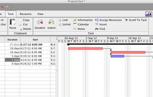 ProjectLibre screenshot 1