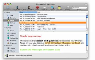 PhoneView screenshot 2