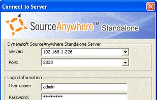 SourceAnywhere screenshot 2