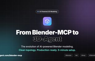 3D-Agent best Blender AI Tool