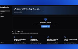 Mockup Generator Dashboard