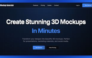 Mockup Generator Landing Page